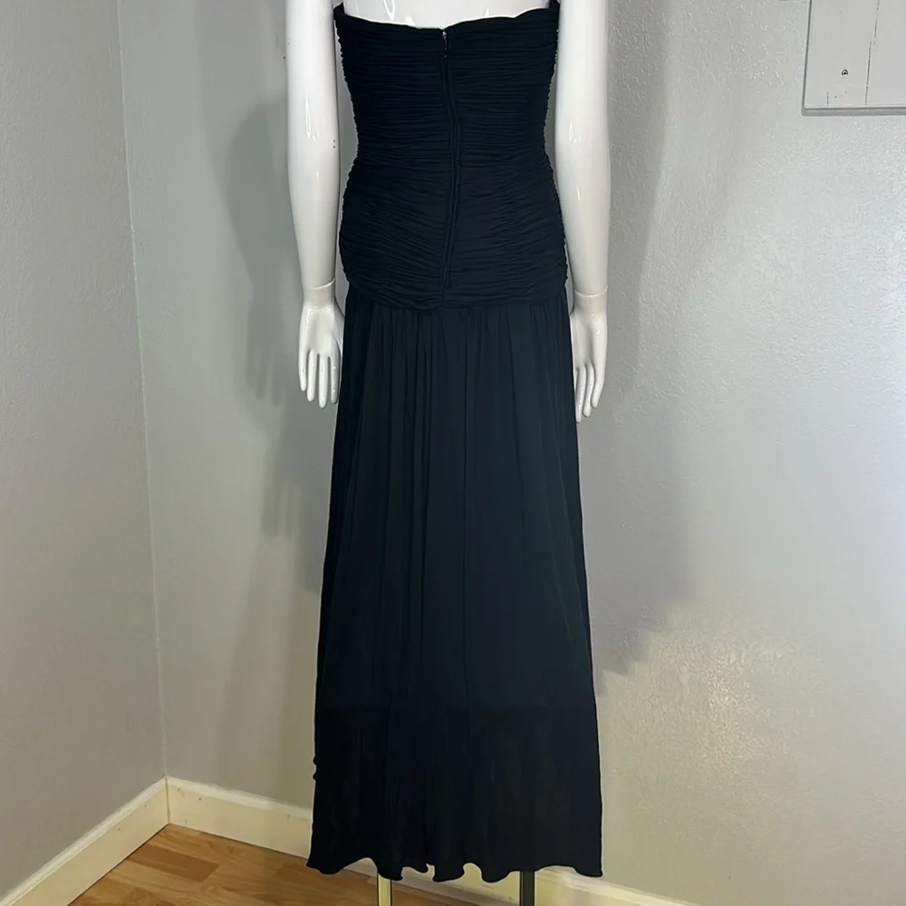 Vintage Oscar De La Renta Strapless Gown - Picture 7 of 11